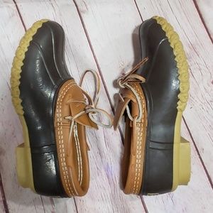 L.L. Bean Duck Boots, Rubber Moc 7 Wide